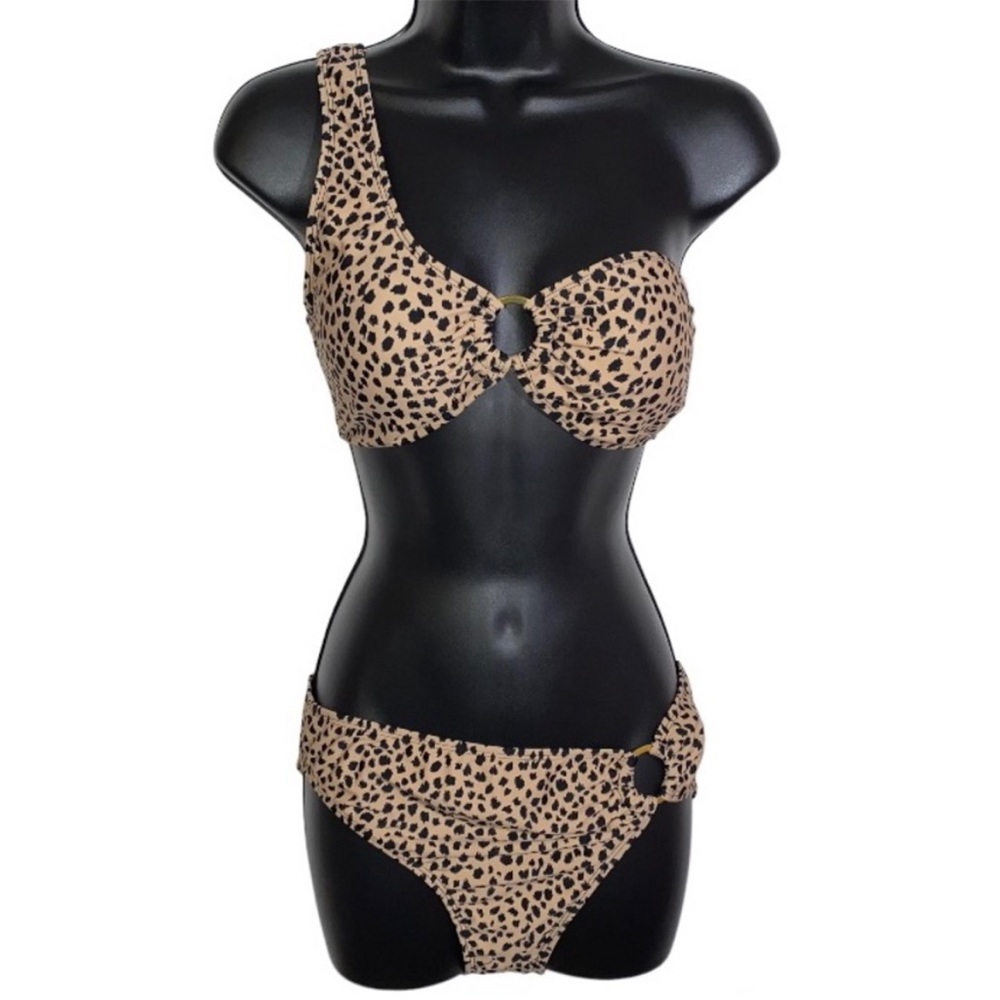 Cabana del Sol Leopard Print Bikini